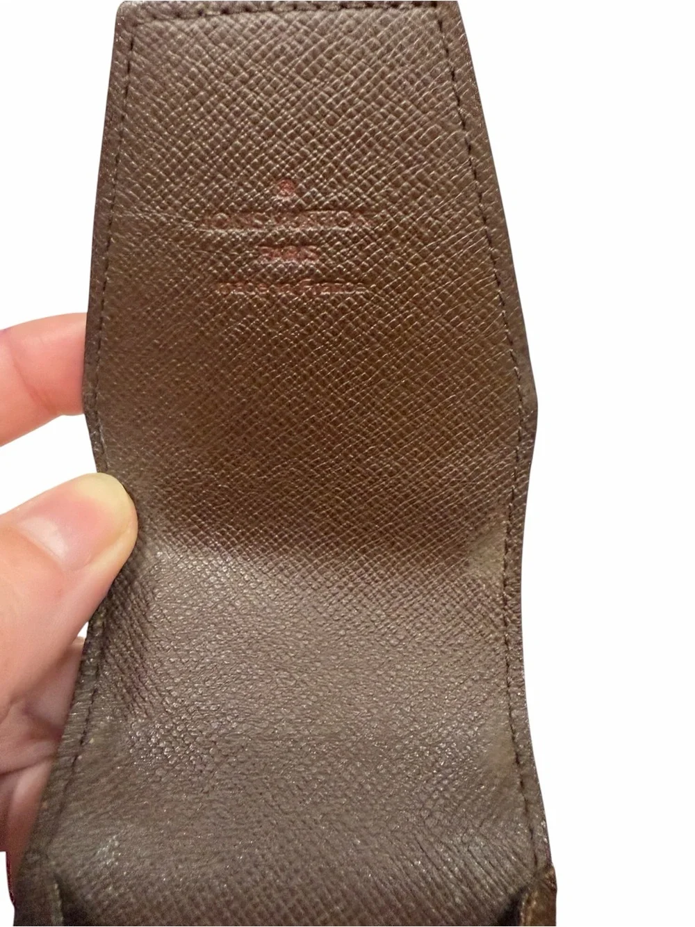 Louis Vuitton Accessory Case Brown Damier Ebene